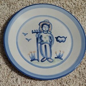M.A. Hadley Dinner Plate. 11 in